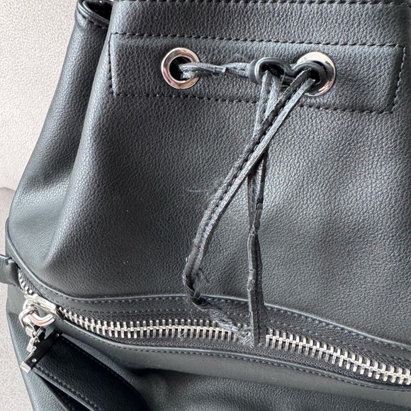 Calvin Klein Black Drawstring Backpack - Picture 2 of 4